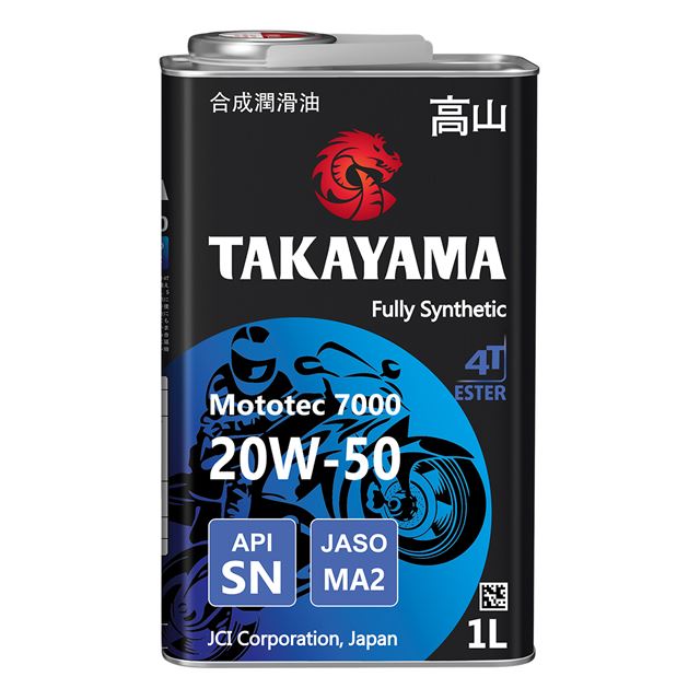 Takayama Mototec 7000 4T 20W-50 SN MA-2